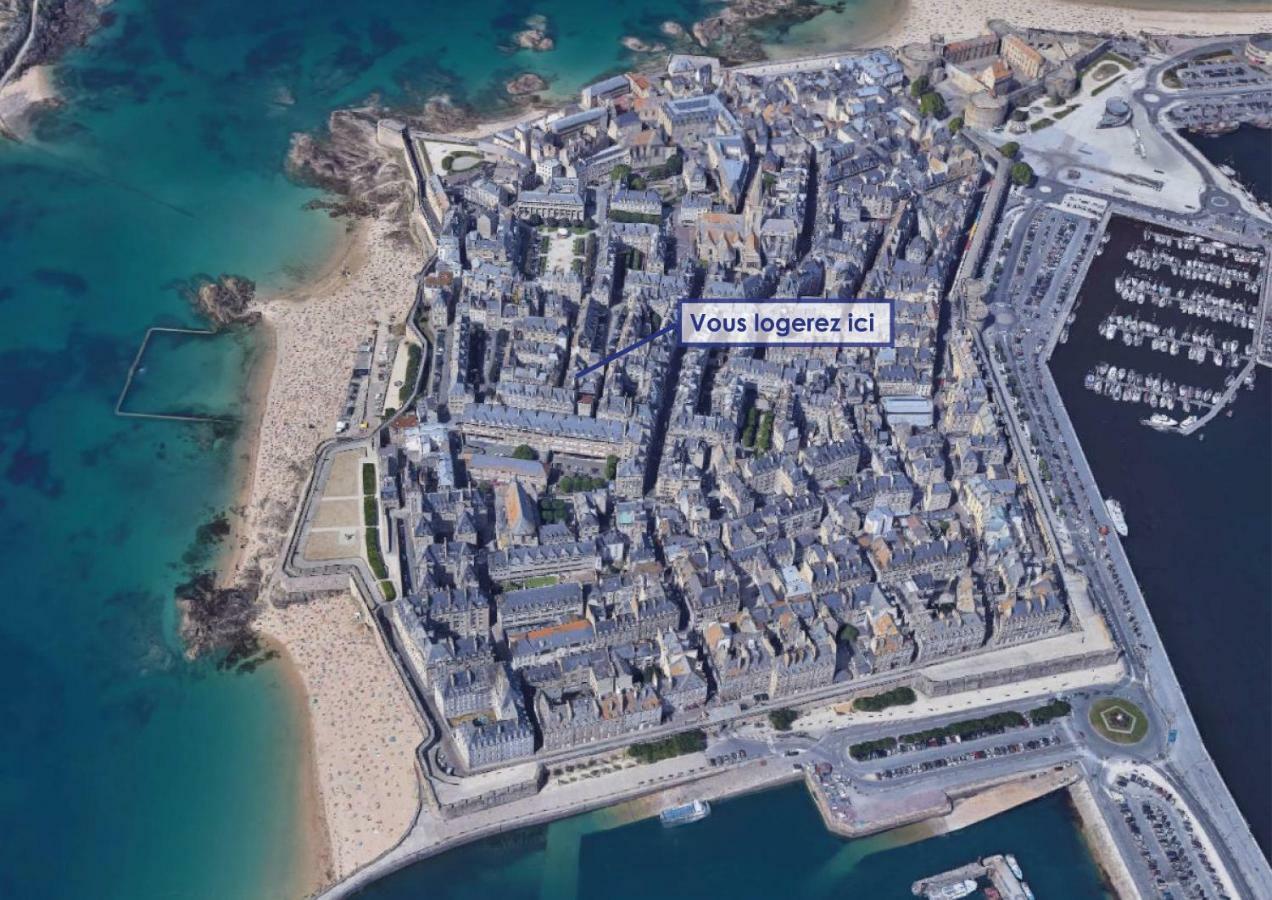 Saint Malo Intra-Muros Apartment Luaran gambar